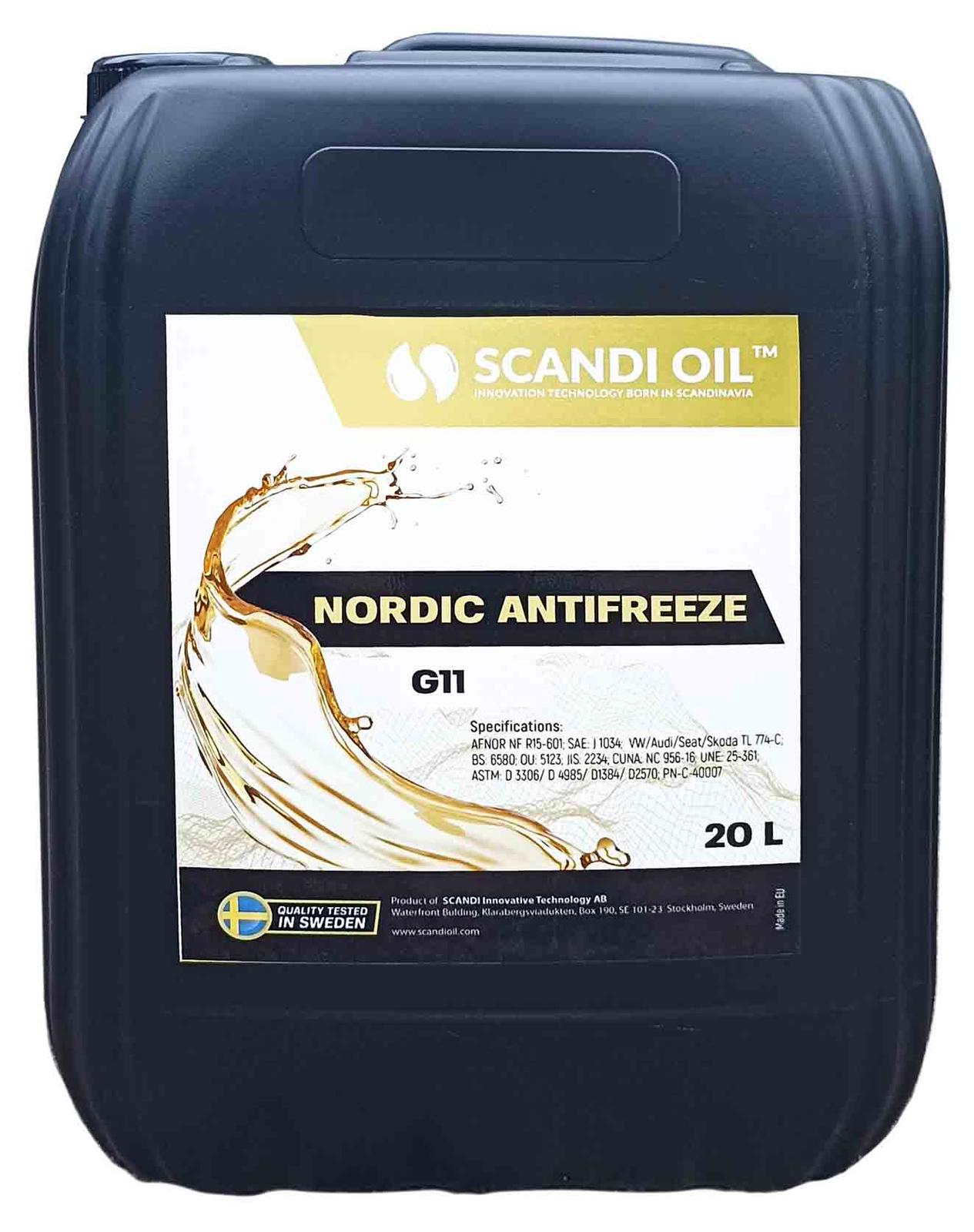 Scandi Oil antifreeze Nordic Antifreeze Concentrate G11
