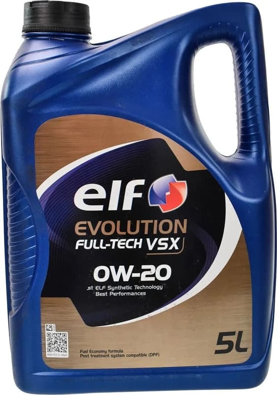 Elf моторна олива Evolution Full-tech VSX 0W-20