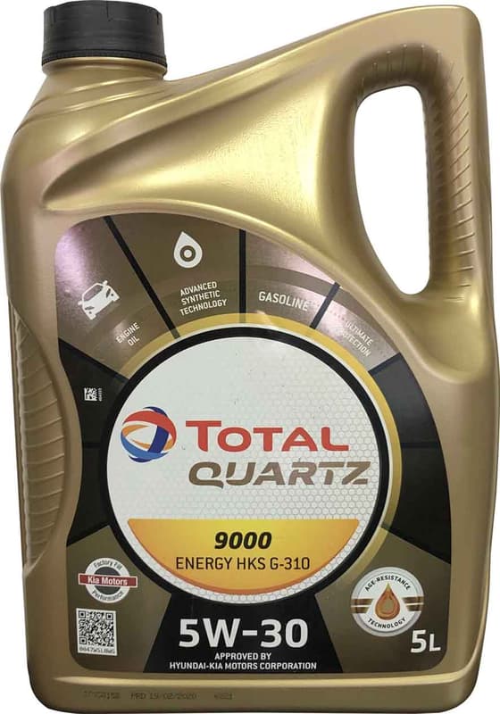 Total моторна олива Quartz 9000 Energy HKS G310 5W-30