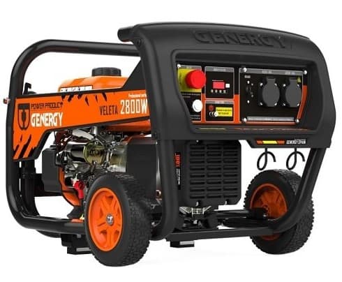 Petrol generator GENERGY VELETA 2.5/2.8 kW with electric start