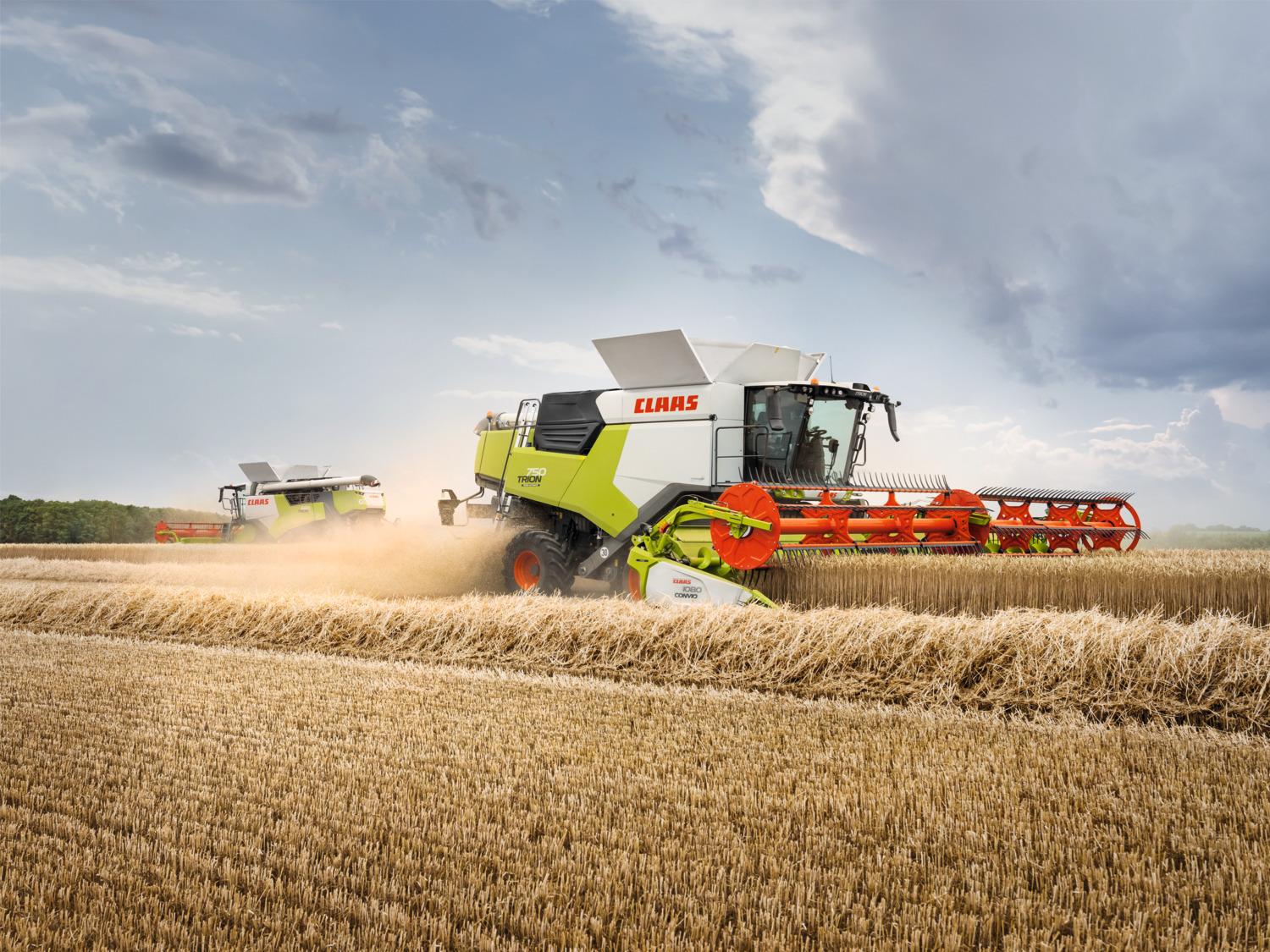 Астық жинау комбайны CLAAS TRION 730 TERRA TRAC