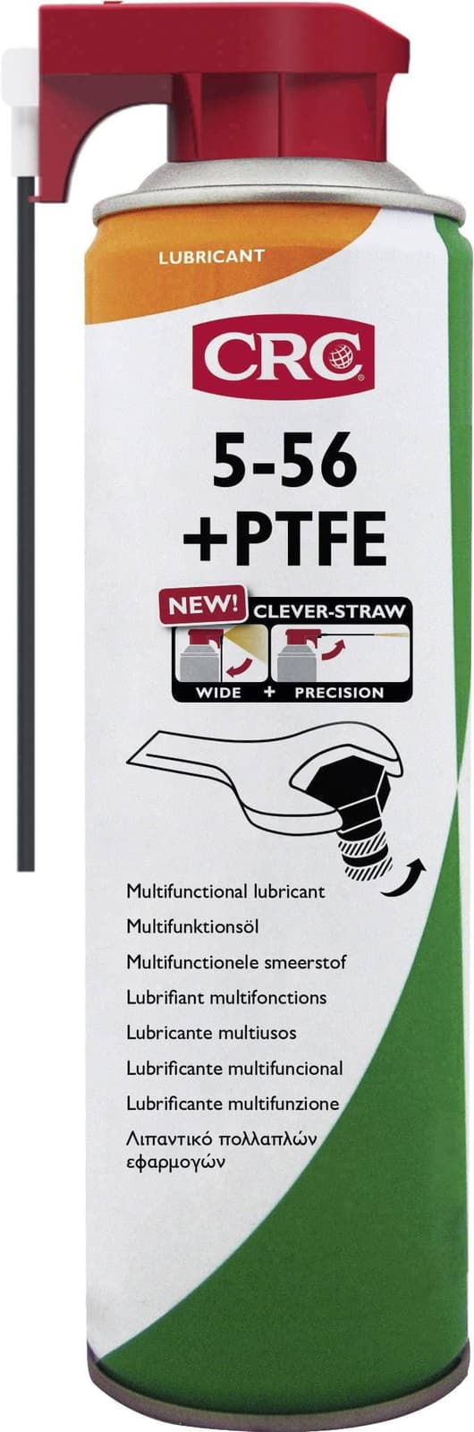 CRC смазка 5-56+PTFE Clever-Straw