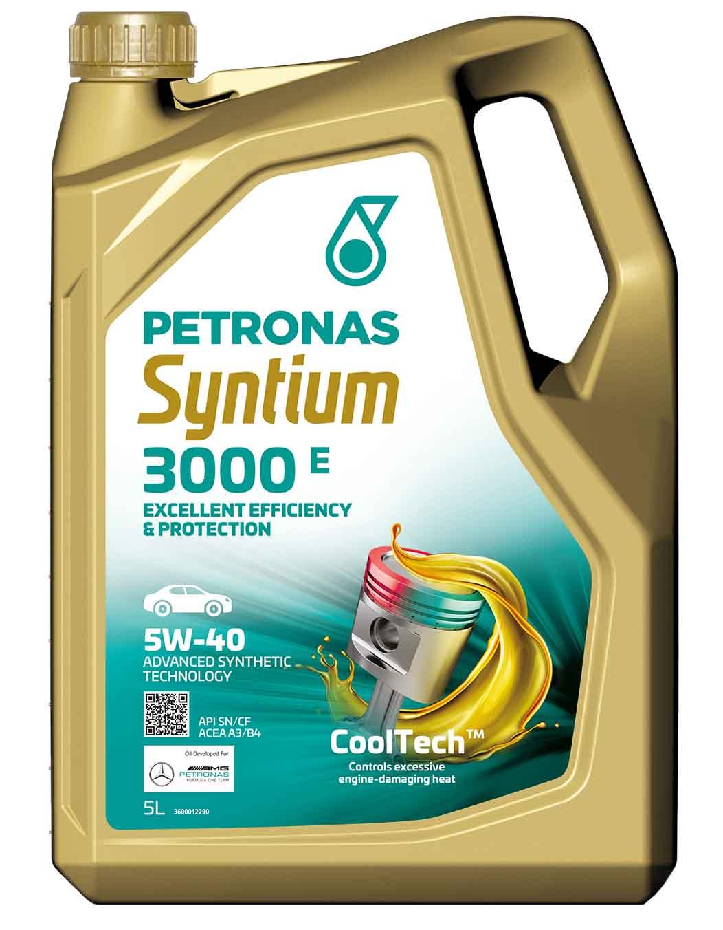 Petronas моторное масло Syntium 3000E 5W-40