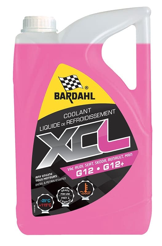 Bardahl антифриз XCL G12/G12+ -37°C