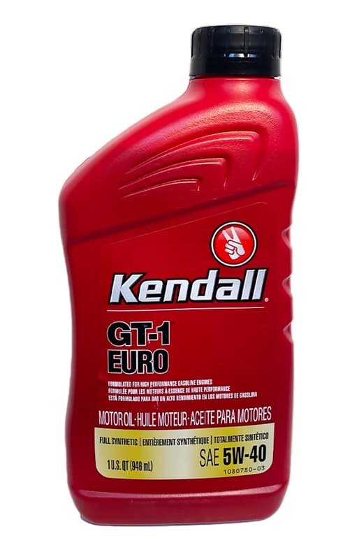 Олива моторна Kendall GT-1 EURO Premium Full Synthetic 5W-40