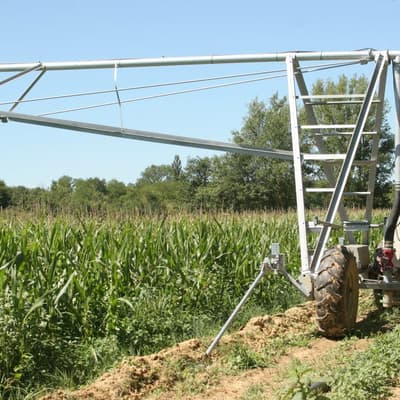 Linear move irrigator Irrifrance RM2-4