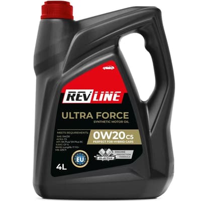 Revline моторна олива Ultra Force C5 0W-20