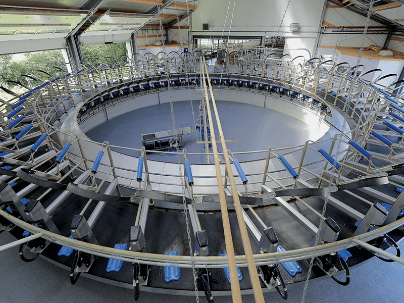Обладнання доїльного залу DeLaval Rotary E300