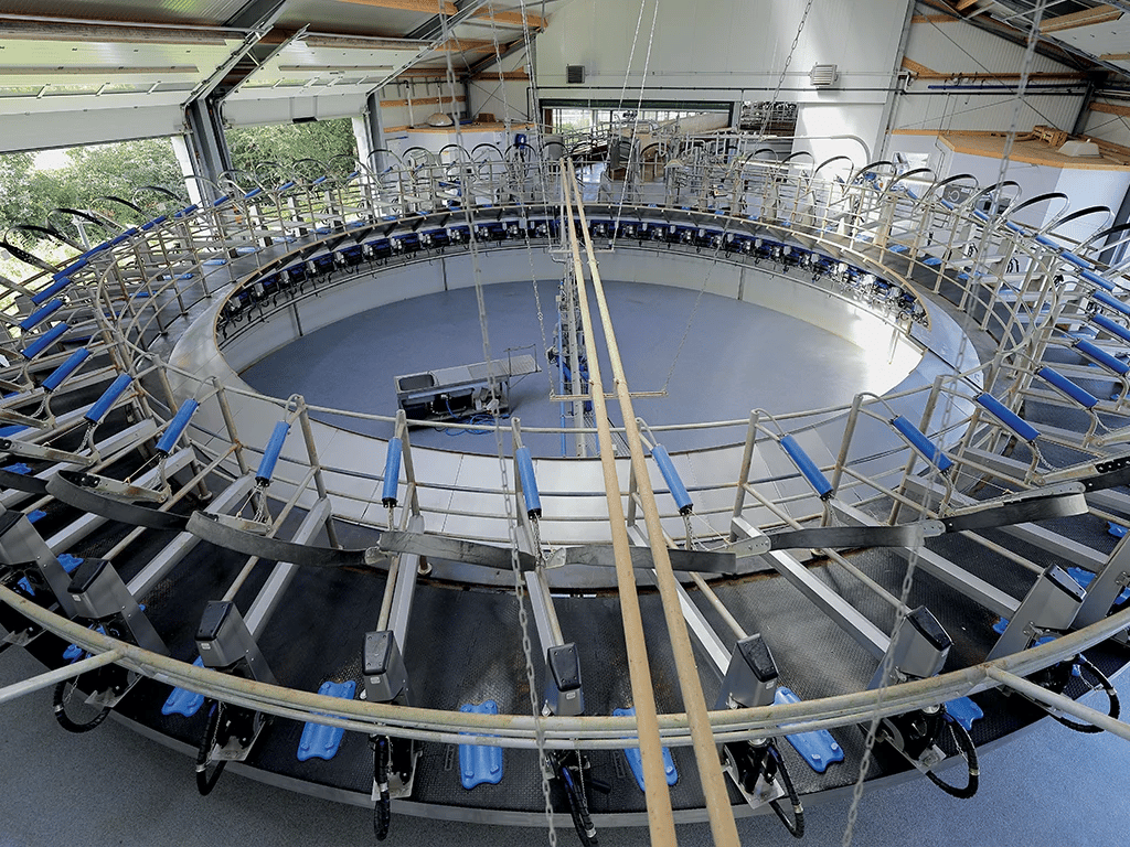 Обладнання доїльного залу DeLaval Rotary E300