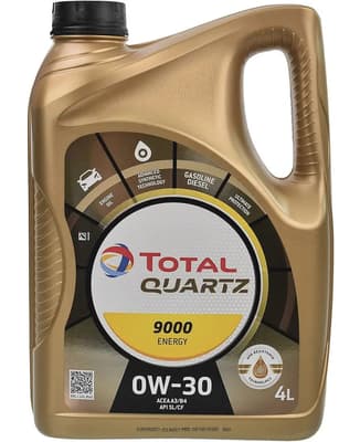 Total моторна олива Quartz 9000 Energy 0W-30