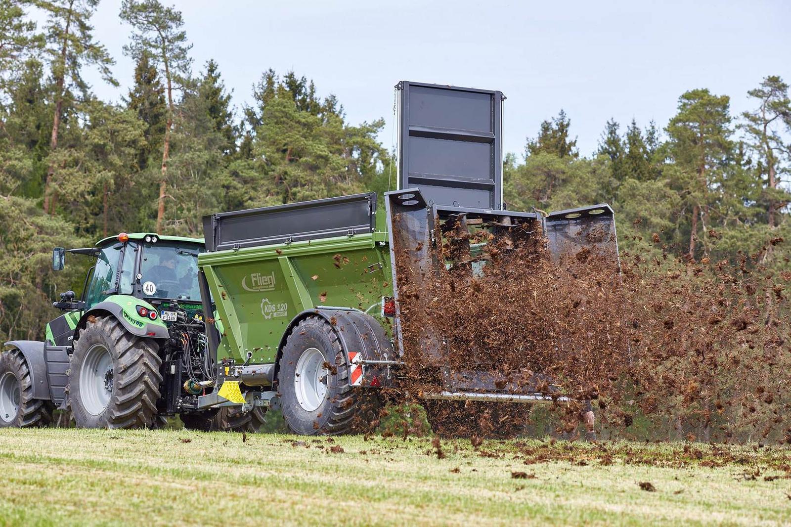 Розкидач гною Fliegl KDS 120 Tiefbett