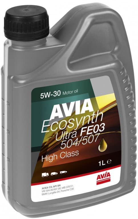 Avia engine oil Ecosynth Ultra FE 03 504/507 5W-30