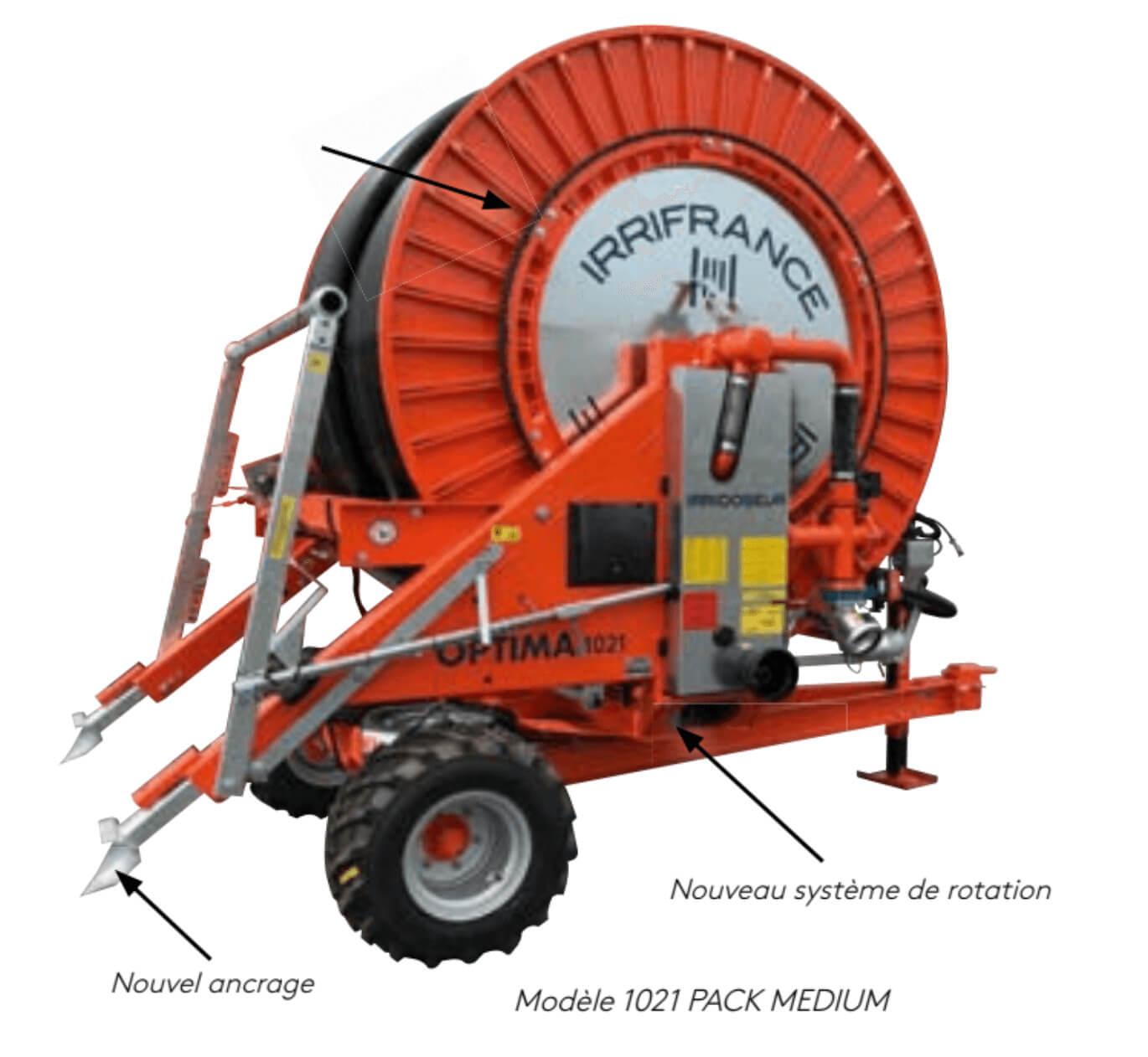 Барабанды жаңбырлатқыш Irrifrance OPTIMA 1021