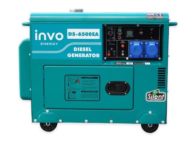 Генератор дизельний INVO DS-6500EA у кожусі, 6/6,5кВт, 220В