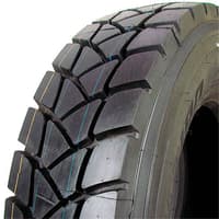 Mirage вантажна шина 315/80R22.5 156/152L MG768 — крупний план блоків протектора і боковини шини