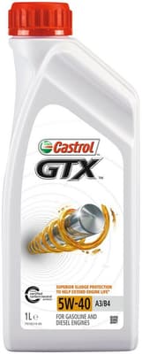 Castrol моторна олива GTX 5W-40 A3/B4