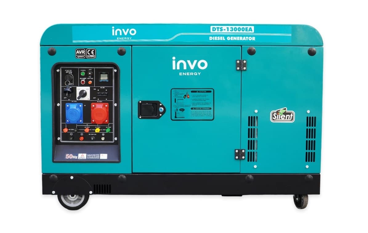 Diesel generator INVO DTS-13000EA in enclosure, 12/13kW, 230/380V