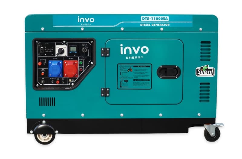 Генератор дизельний INVO DTS-11000EA у кожусі, 10/11, 230/380В