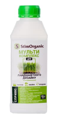 Добриво фульво-гумінове з мікроелементами StimOrganic «Газон-хвоя»