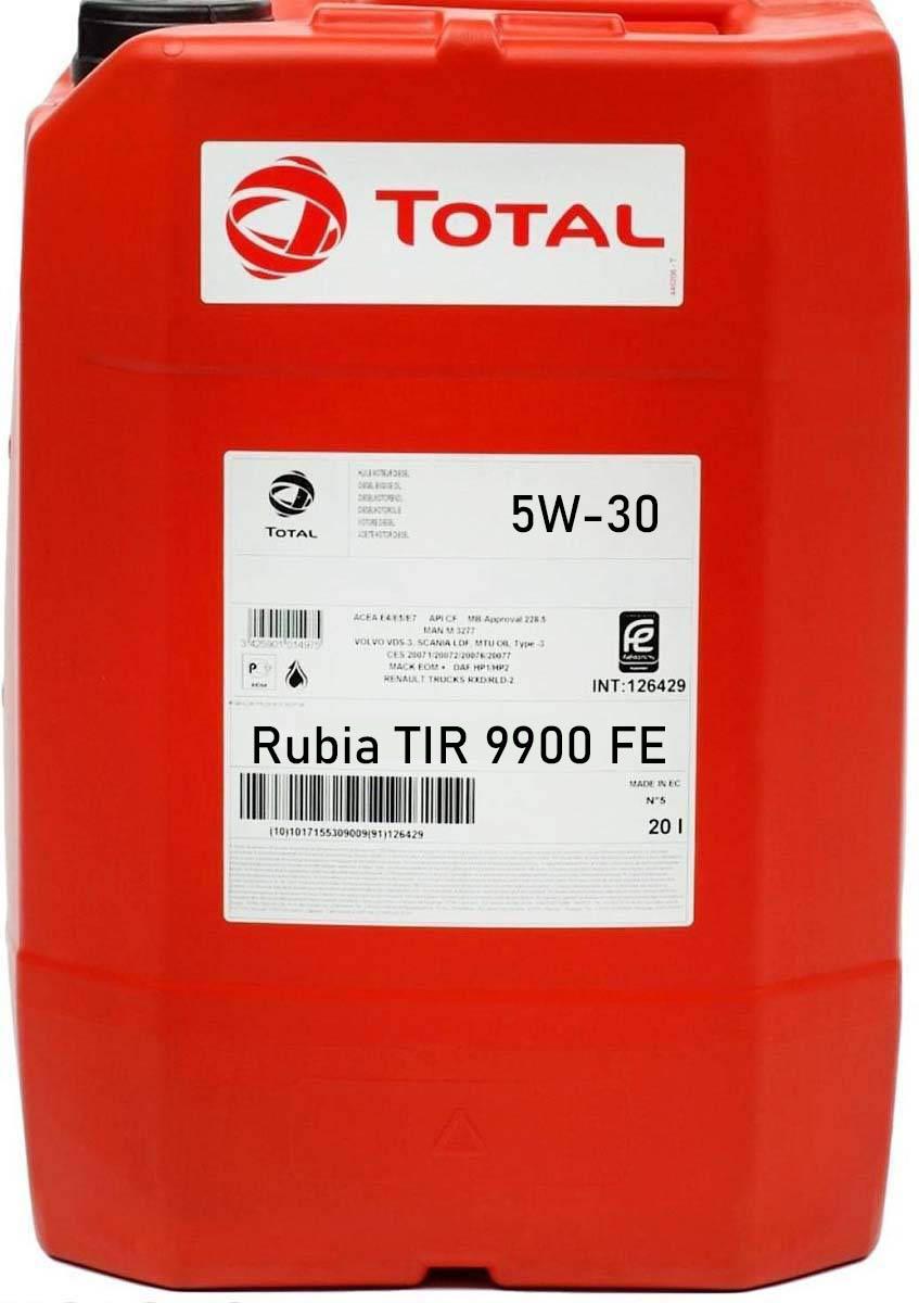 Total engine oil Rubia TIR 9900 FE 5W-30