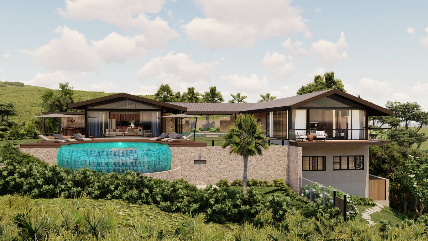 Premium Villa in Samara Hills - Flagship property near Hyatt Destination resort with 3+ bedrooms, private pool, and panoramic ocean views