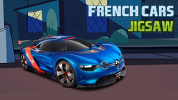 French Cars Jigsaw Logo