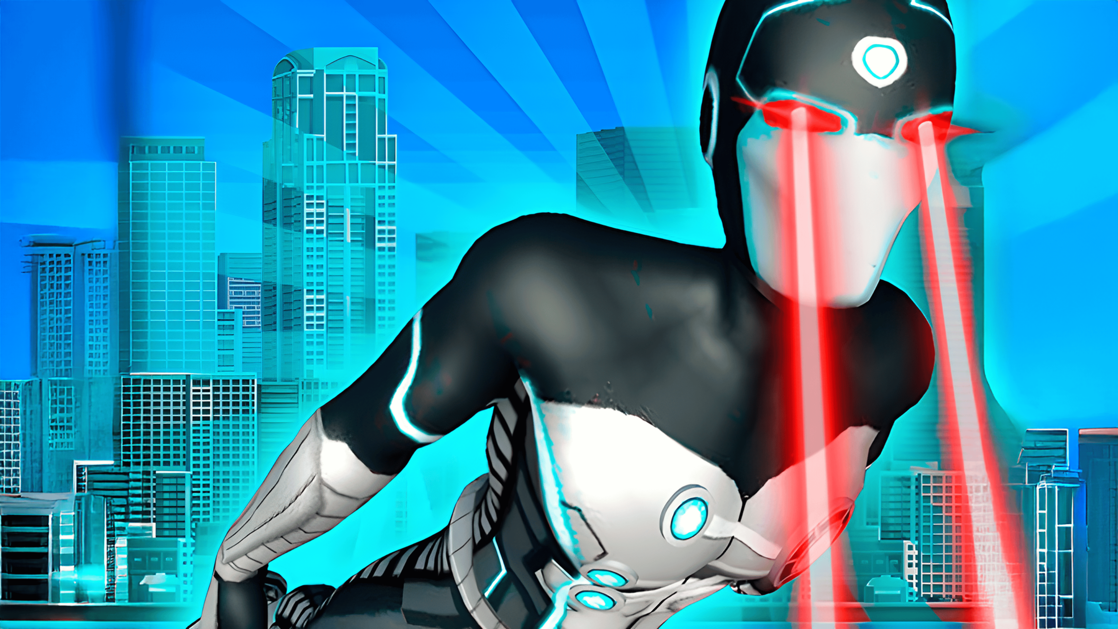 Flying Superhero Revenge Grand City Captain Logo