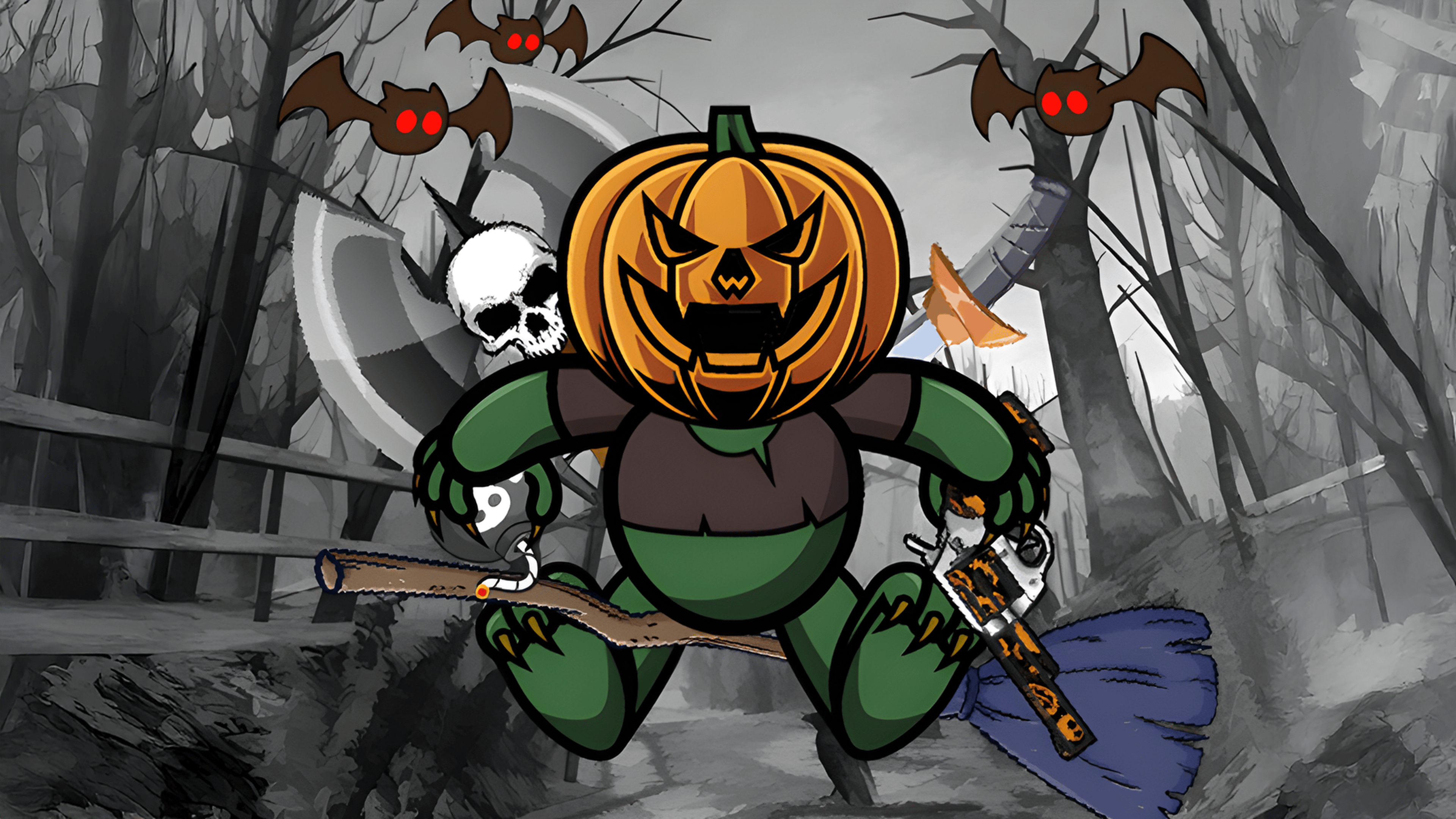 Pumpkin Monster Logo