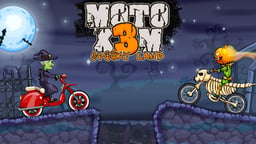 Moto X3M: Spooky Land Logo
