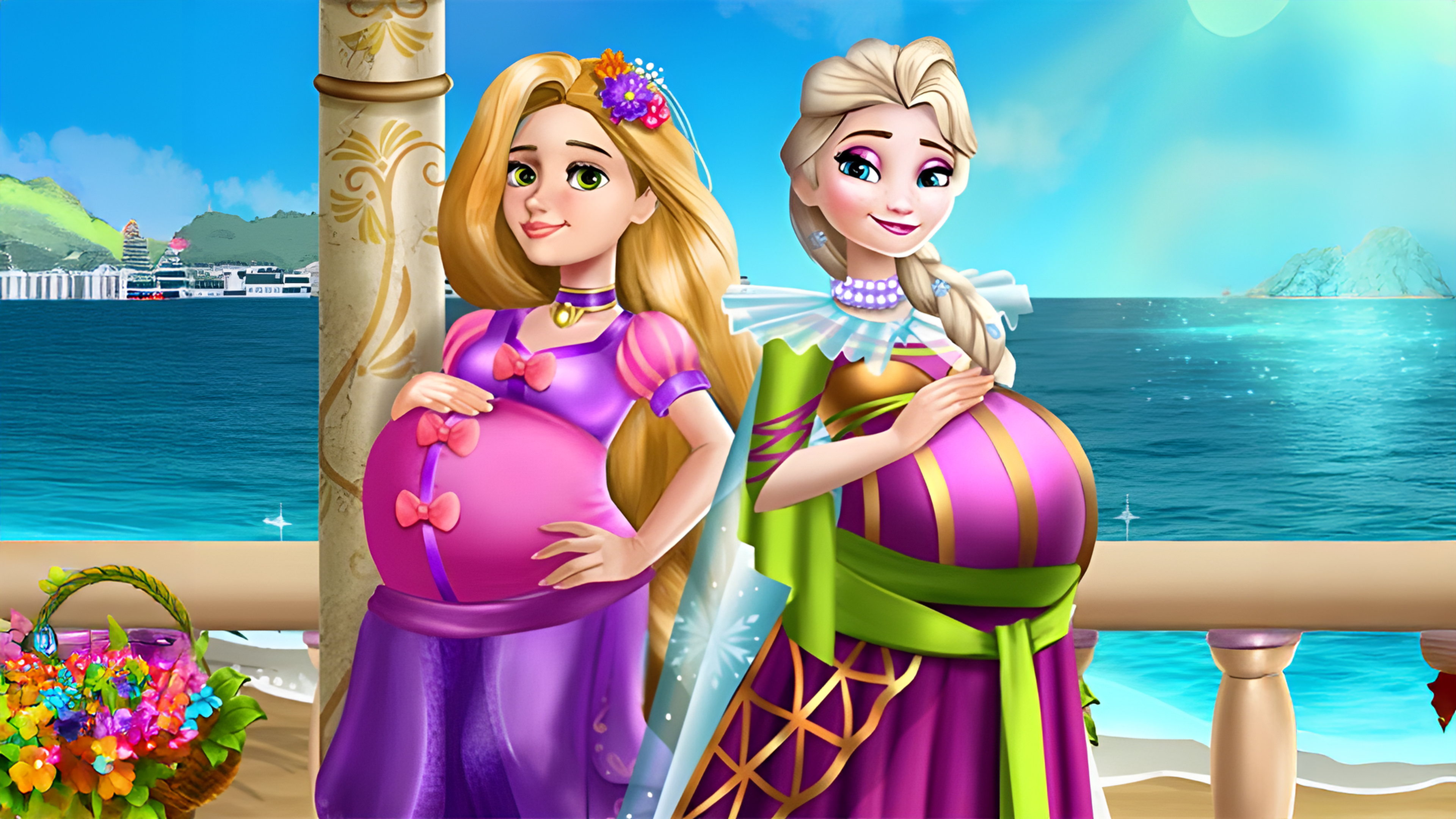 Palace Princesses Pregnant BFFs Logo