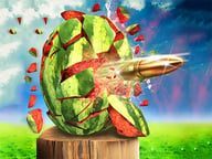 Watermelon Shooting 3D Logo