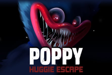 Poppy Huggie Escape Logo