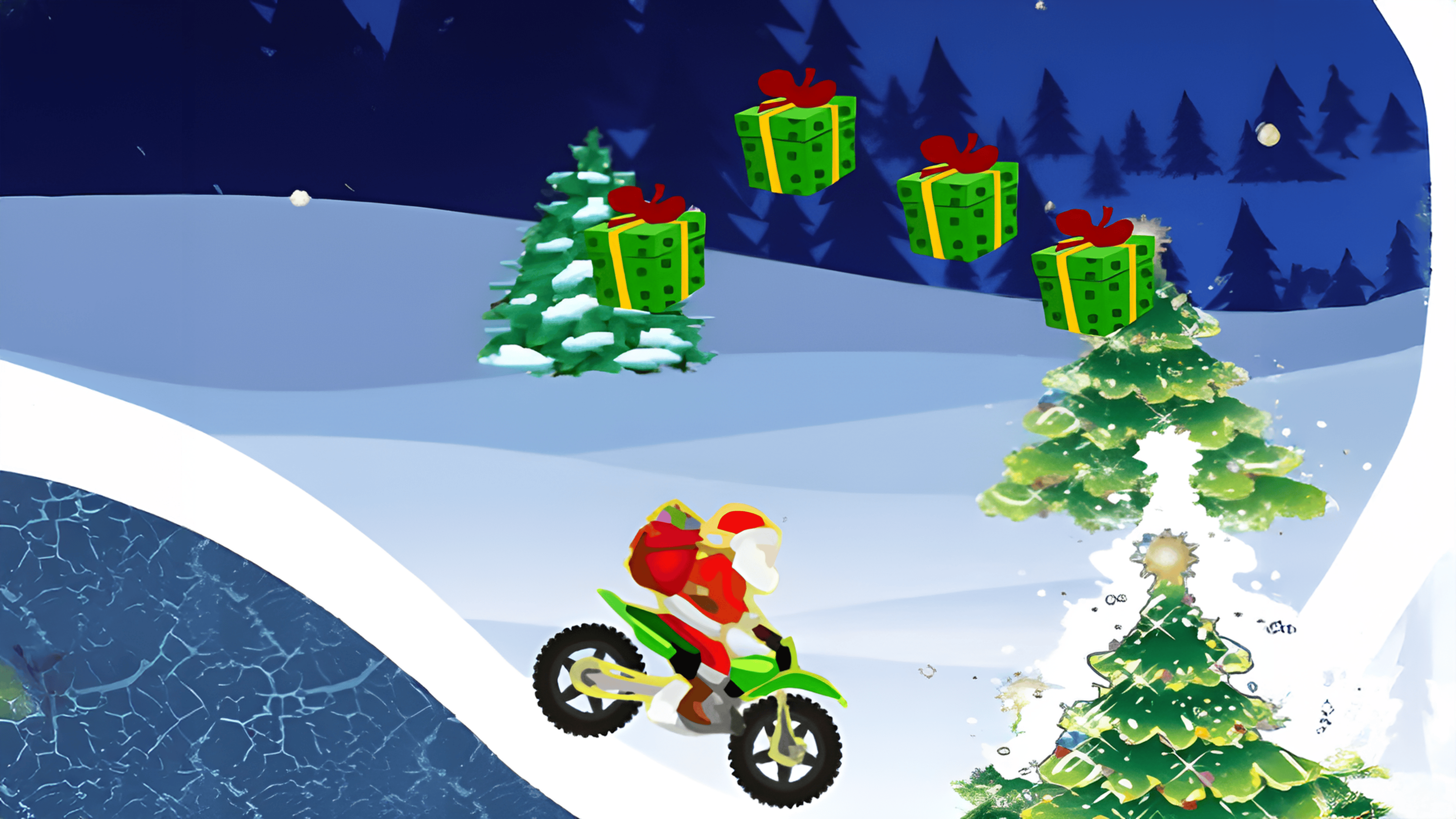 Santa Gift Race Logo