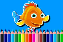 BTS Fish Coloring Book Logo