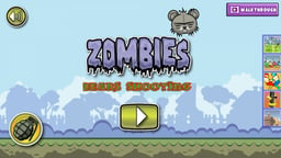 Zombies Bears Shooting Logo