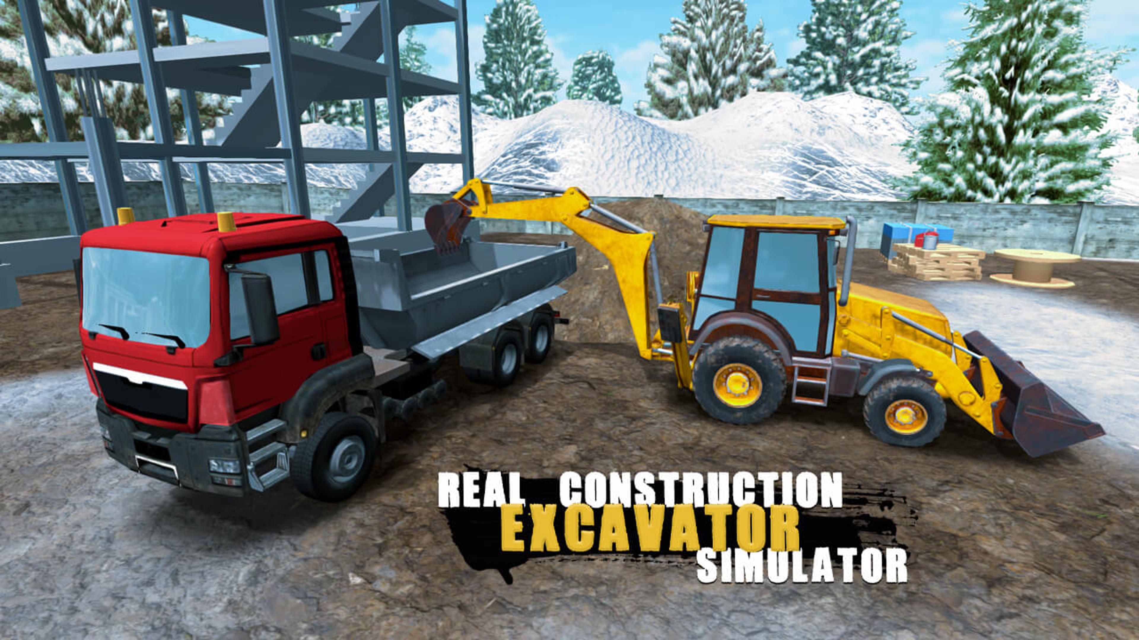 Real Construction Excavator Simulator Logo