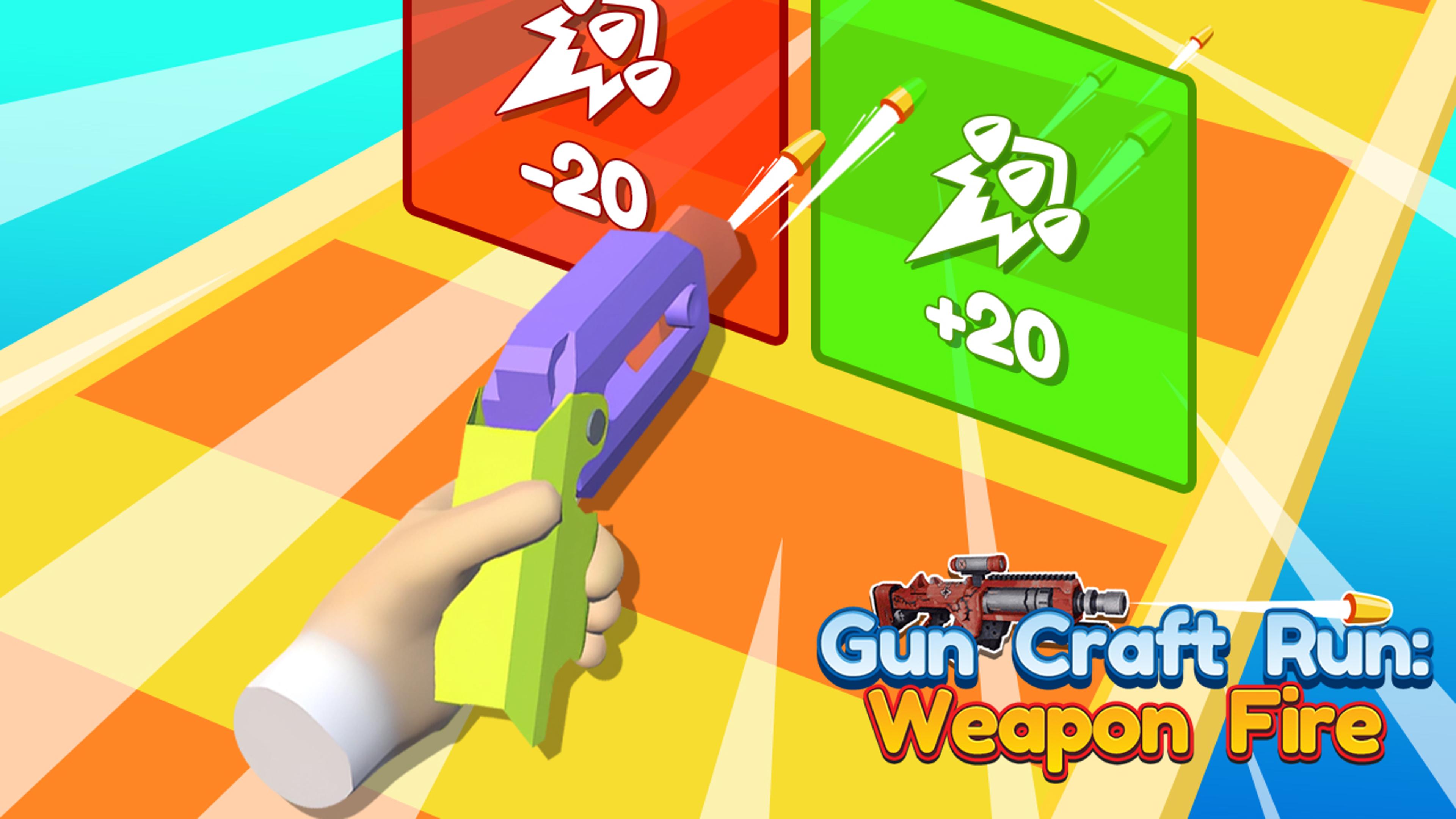 Gun Craft Run Weapon Fire Logo