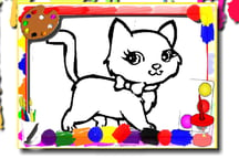 Sweet Cats Coloring Logo