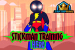 Stickman Training Hero Logo