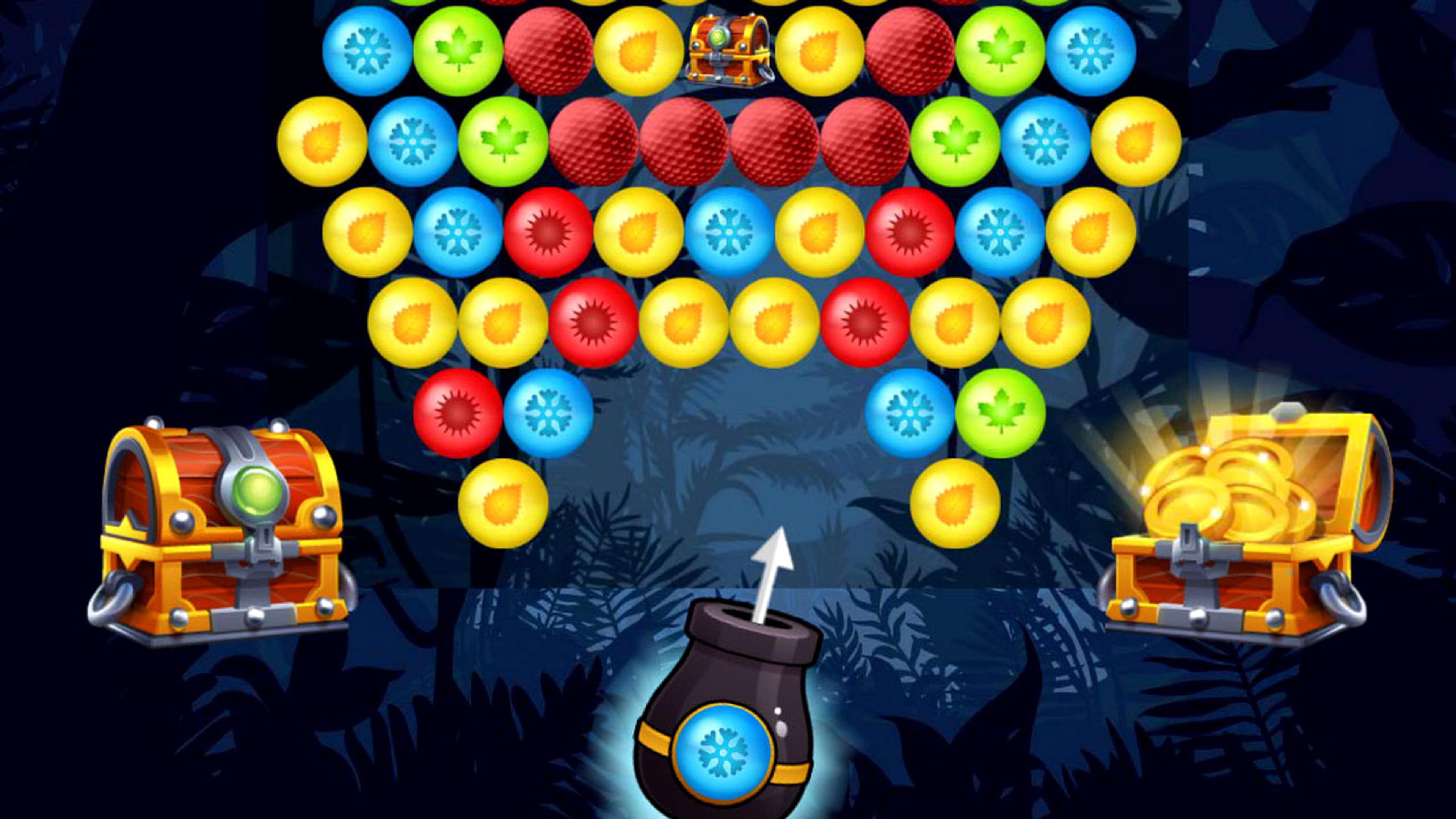 Bubble Shooter Golden Chests Logo