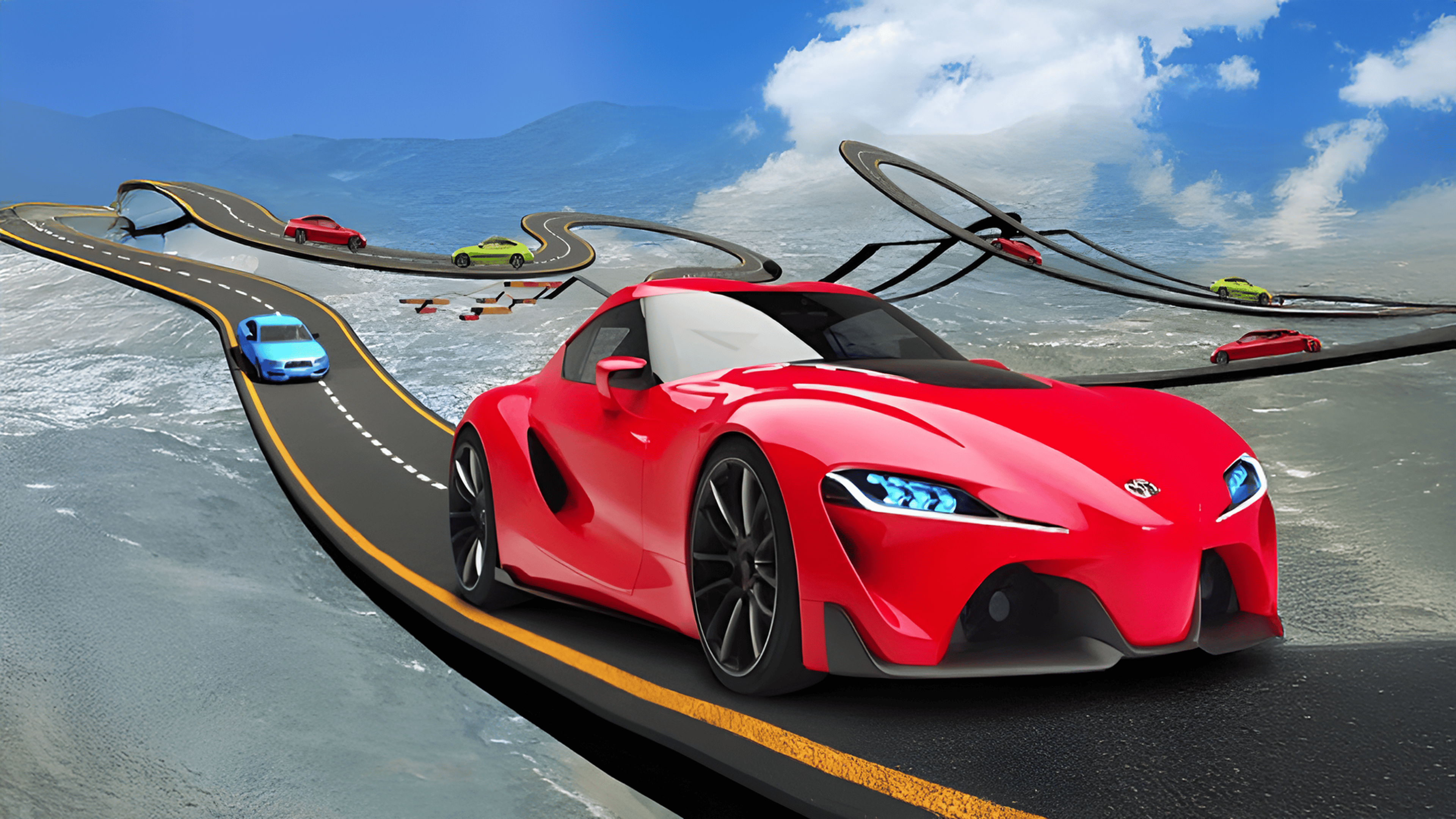 Mega Ramp Car Stunt Game  Logo