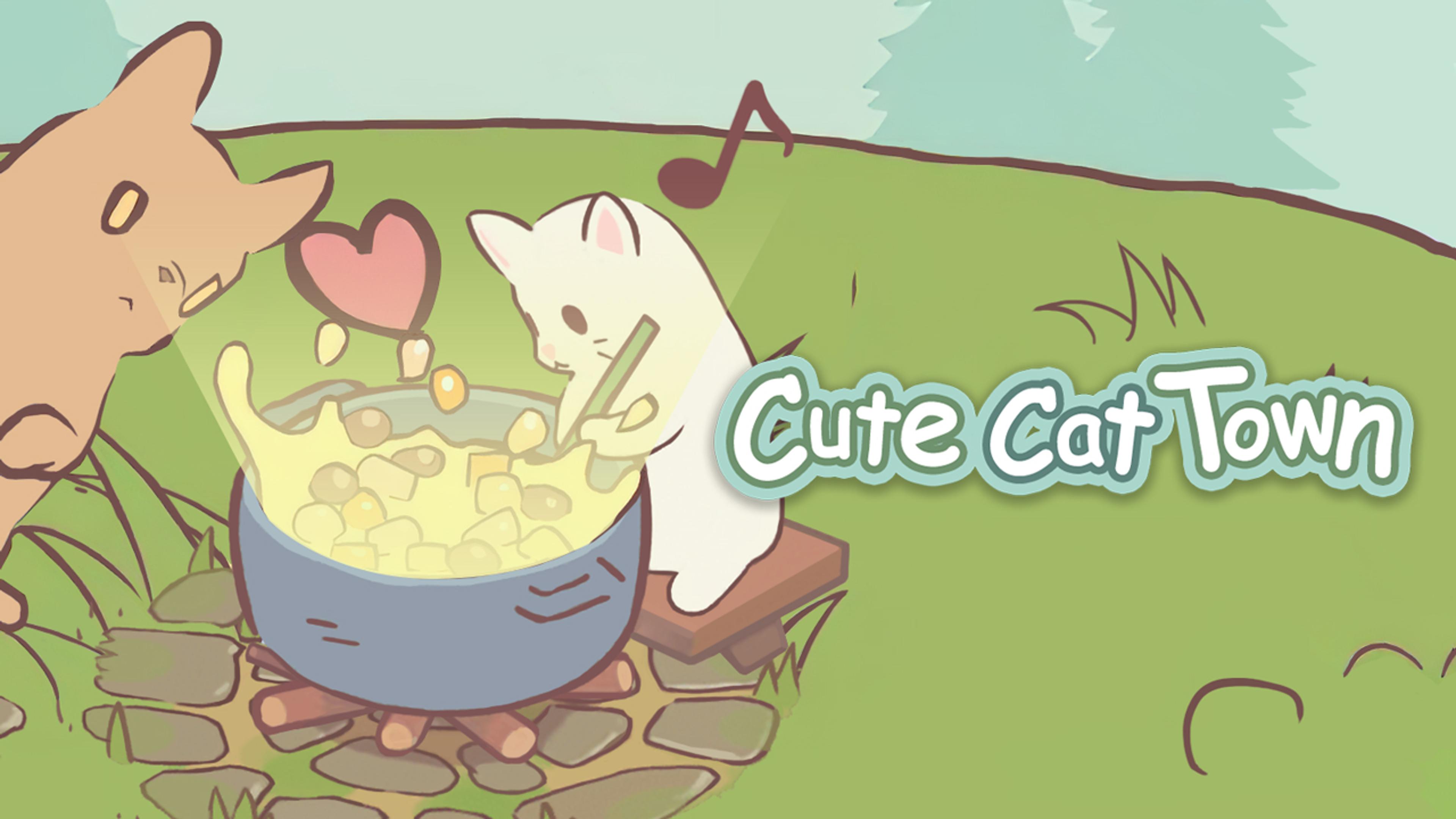 Cute Cat Town Logo