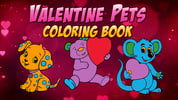 Valentine Pets Coloring Book Logo