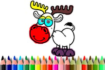 BTS Deer Coloring Book Logo