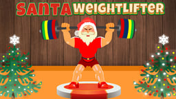 Santa Weightlifter Logo