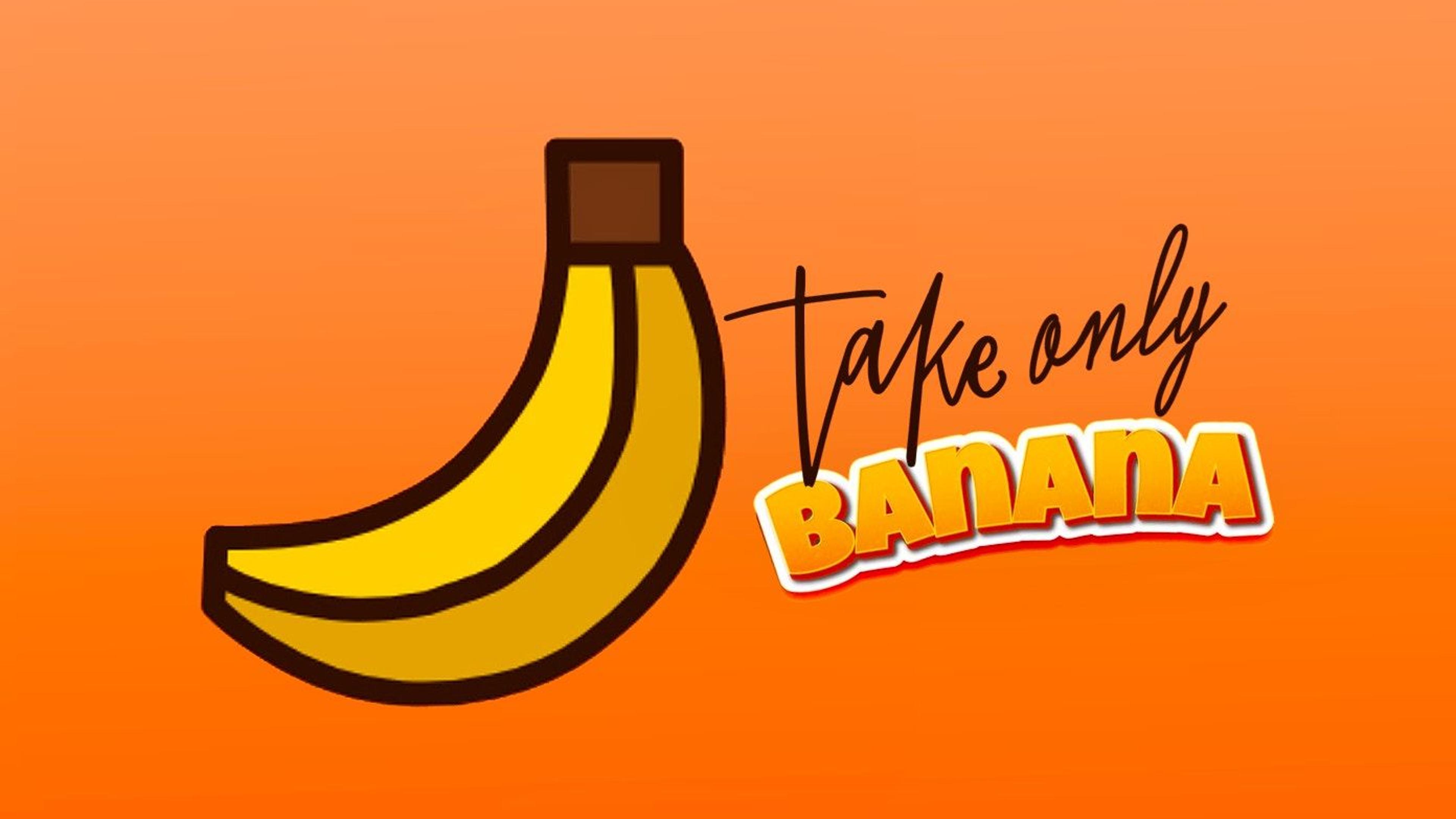 Take only Banana Logo