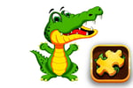 Aligator Puzzle Logo