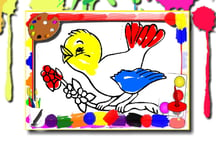 Birds Coloring Book Logo