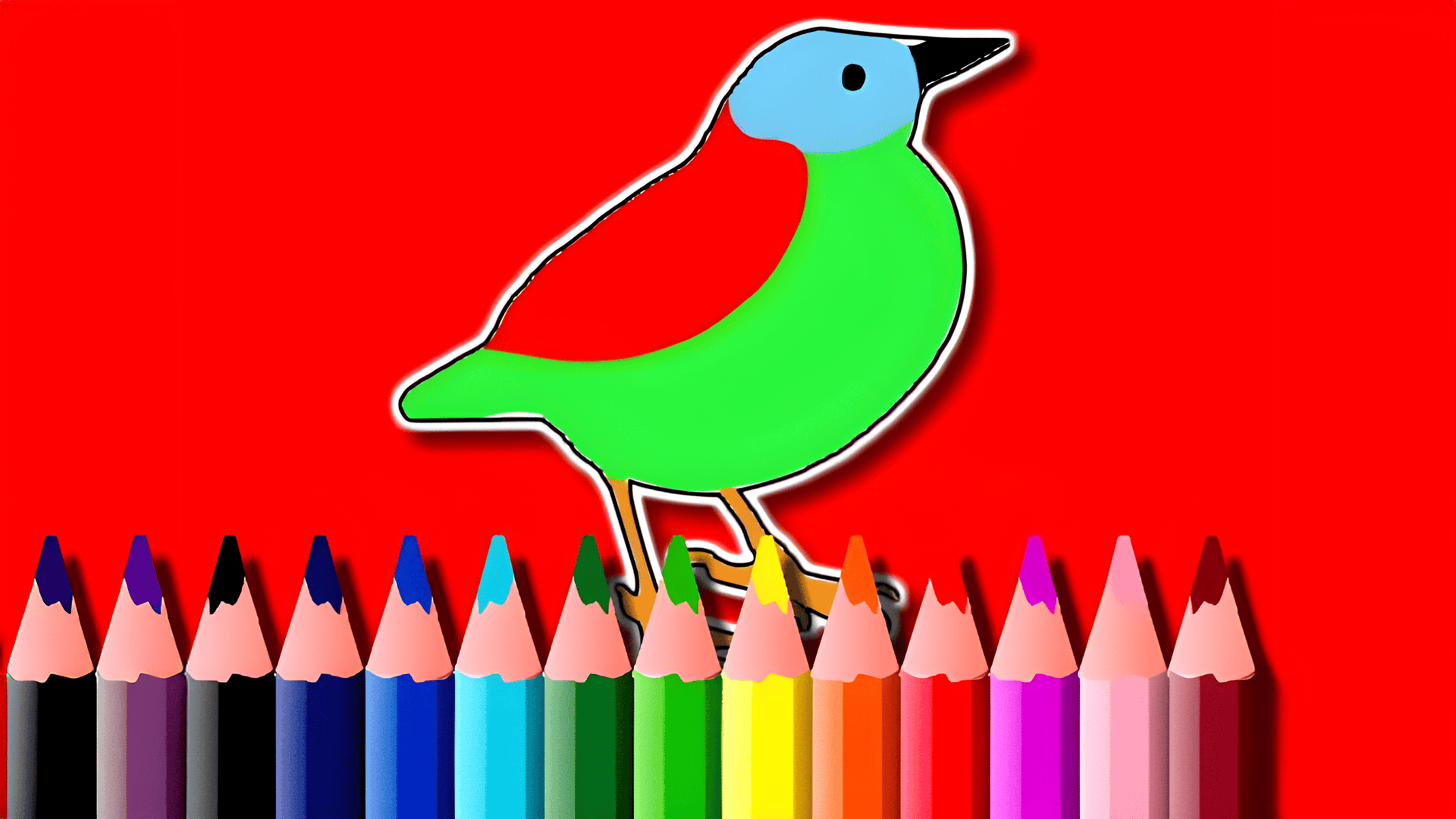 BTS Birds Coloring Book Logo