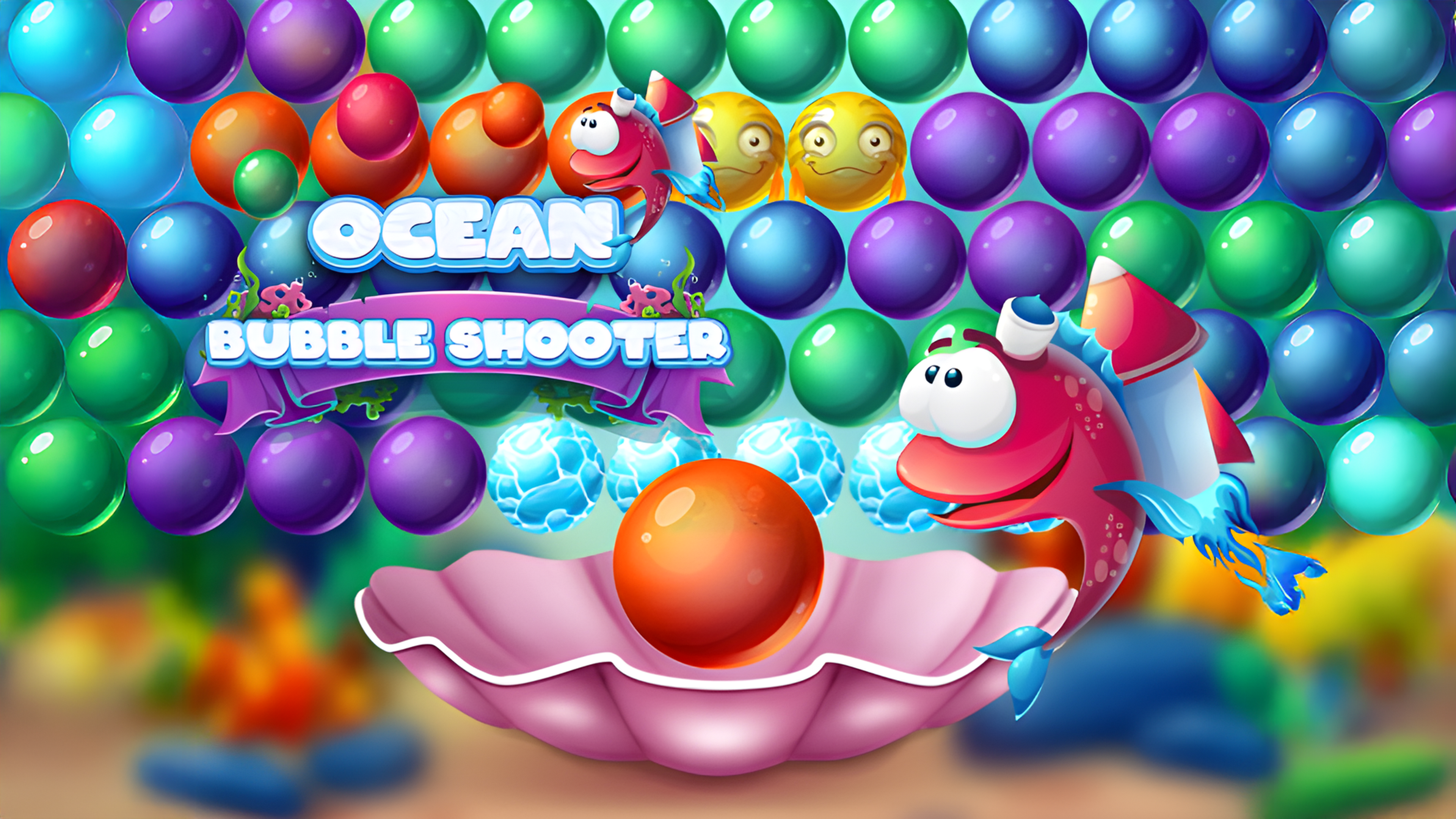 Ocean Bubble Shooter Logo